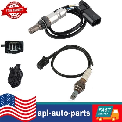 Sensor de oxígeno aguas arriba + aguas abajo turboalimentado 2,0 L L4 2 piezas para Kia Sportage 2011-2016 Foto 1 de 4