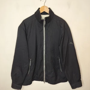 Tommy Bahama Herren Bomberjacke Größe Large schwarz Reißverschluss leichte Baumwolle Nylon - Bild 1 von 10
