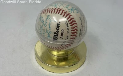 Balón de béisbol Wilson Sports A1010 blanco rojo cuero premium cosido Foto 1 de 4