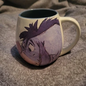 Disney Churchill Eeyore Winnie The Pooh Cream Barrel Mug Large Rare - Picture 1 of 6