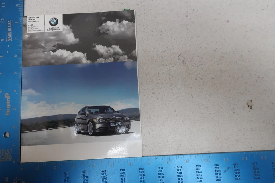 BMW 325I 325XI 2006 SOLO SUPLEMENTO servicio de mantenimiento manual del propietario libro S1 Foto 1 de 2