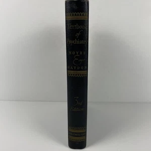 A Textbook of Psychiatry Noyes Haydon 1943 3rd Edition Hardcover Vintage Medical - Picture 1 of 19