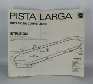 Hot Wheels Brucia Pista PISTA LARGA ONTARIO DA COMPETIZIONE Insructions Sizzlers