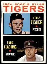 1964 Baseball 1964 Tigers Rookie Stars - Fritz Fisher/Fred Gladding RC #312 **
