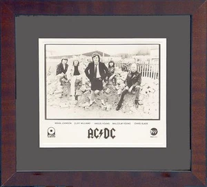 AC/DC ACDC FRAMED DISPLAY - 16x14" promo photo 0321 - Picture 1 of 1