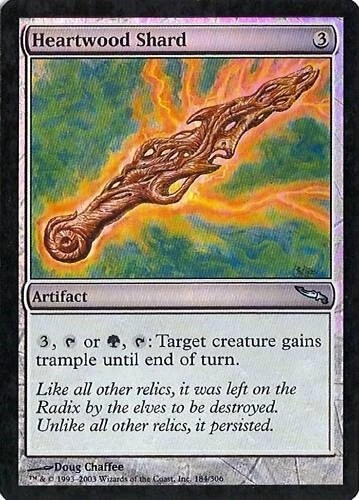 MTG - Mirrodin - Heartwood Shard - Foil - NM - Image 1 of 1