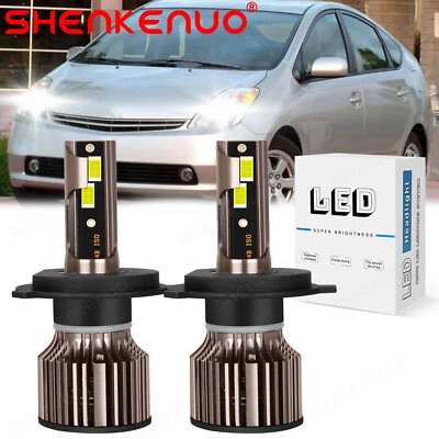 Kit de faros LED H4 6000K bombillas de haz alto/bajo para Toyota Prius 2001 2002-2009 Foto 1 de 4