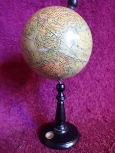 ANTIQUE SMALL ( diam 10 cm / 4 inches) GLOBE HEYMANN BERLIN GERMANY GERMAN - Picture 1 of 11