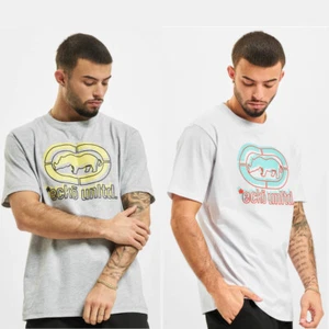 Ecko Unltd. Bendigo T-Shirt Parte Superiore Té Cotone Logo Girocollo Uomo - Picture 1 of 10
