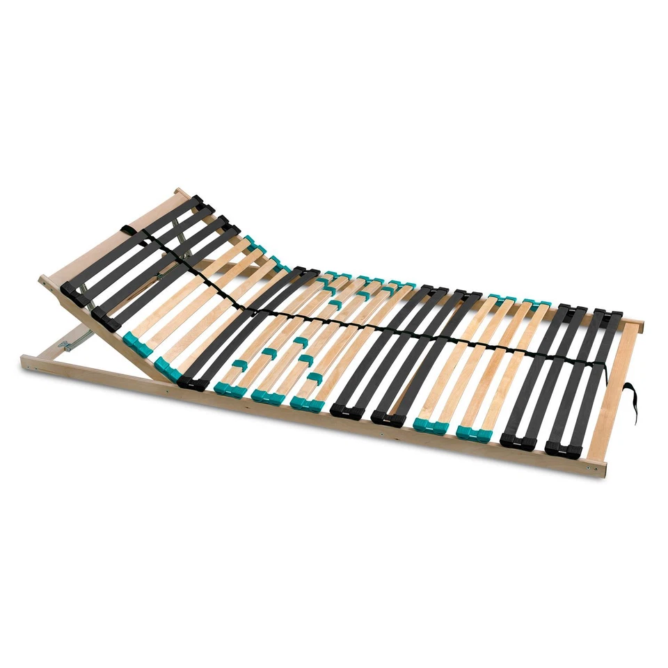 7-Zonen Lattenrost Lattenrahmen starr verstellbar Mittelband Federleiste DRÖMSON - Bild 1 von 1