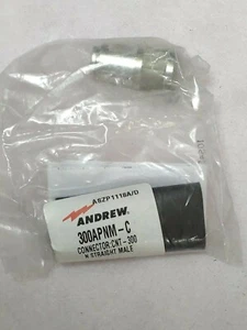LOTX9Pcs **NEW** ANDREW 300APNM-C CONNECTOR:CNT-300 N STRAIGHT MALE 300APNM-C - Picture 1 of 3