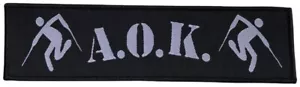 A.O.K. - Superstripe Logo - 4,9 x 18,8 cm - Patch - 169556 - Imagen 1 de 1