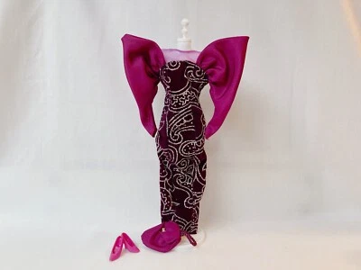 Muñeca Barbie "Fashion Avenue" Conjunto de Vestido de Noche Púrpura - Mattel Años 90, De Colección Foto 1 de 4