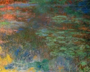 CLAUDE MONET Water Lilies Pond, Evening Panel, 1926 8X10 GLOSSY PRINTED PHOTO - Picture 1 of 1