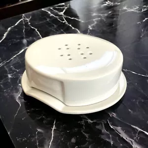 Carate & Barrel Brie Server Piatti da forno Custode Pietre Bianco - Foto 1 di 10