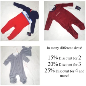 Perry Ellis / Ever & Ever Overall Baby Junge Frühchen - 9 Monate - Bild 1 von 8
