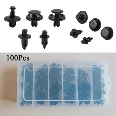 Perno de carenado para motocicleta ATV M6 M7 M8 100 piezas carrocería palanca de empuje remaches pasadores Foto 1 de 4