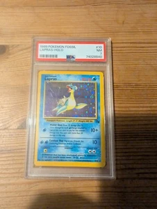 Pokémon WOTC 1999 Fossil Lapras 10/62 PSA 7 HOLO Vintage graded near mint - Picture 1 of 2