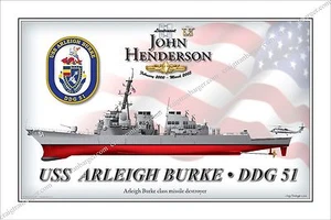 cacciatorpediniere, Arleigh Burke, DDG, scorta, missile, incrociatore, nave da guerra, corazzata, Aegis, USS - Foto 1 di 24