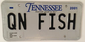 Vanity QUEENFISH QUEEN FISH license plate Croaker Drum Fishing Fisherman Angler - Picture 1 of 12