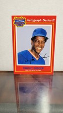 1991 Jumbo California Sunflower Seeds Dwight Gooden #10 Autograph Series II...