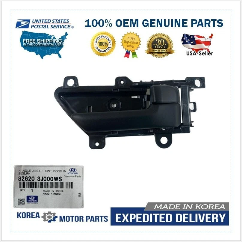MANIJA DE PUERTA INTERIOR ORIGINAL✅, FR RH PARA HYUNDAI VERACRUZ 2007-2012 # 82620-3J000WS Foto 1 de 4