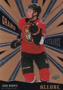 20-21 UPPER DECK ALLURE GRAND ENTRANCE JOSH NORRIS #GE-11 OTTAWA SENATORS - Imagen 1 de 1