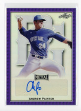 ANDREW PAINTER 2020 Leaf Metal Perfect Game All-American BA-AP1 PURPLE AUTO 7/25