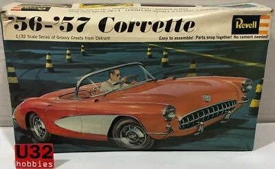 FN REVELL H1291 KIT 1/32 CHEVROLET '56 '57 CORVETTE - Immagine 1 di 4