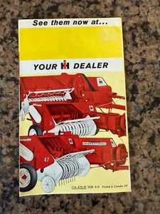 VINTAGE INTERNATIONAL HARVESTER POCKET BROCHURE SQUARE BALERS - Picture 1 of 3