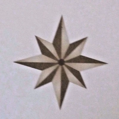 New Heart of the Home Stencil - 4" Companion Star #1618 Wall, Furniture, Craft - Image 1 of 4