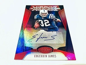 Edgerrin James 2020 Panini Certified Mirror Signatures Red Refr. Autograph #/25 - Bild 1 von 2