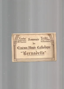 SOUVENIR DU CINEMA-MUSEE CATHOLIQUE BERNADETTE - Picture 1 of 2