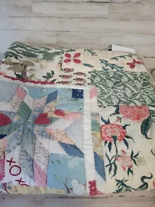 Pottery Barn Elise Love Reversible Quilt Full/Queen - Picture 1 of 3
