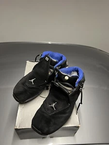 Nike Air Jordan 18 Retro 44,5 Sz 10.5 Mens Black Sport Royal Sneakers 2002 - Bild 1 von 11