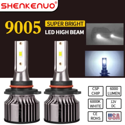 For Ford Police Interceptor Utility 2013-2019 2X 6000K LED Headlight Bulbs White - Image 1 of 4