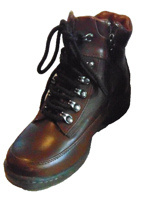 BLONDO 加拿大 AQUA-PROTECT 1932-12 女式棕色皮革踝靴羊毛衬里 ~ 6 — 第 1/4 张图片