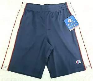 Champion NEU Jugendliche Jungen Größe Small 8 marineblau Schrift Band aktive Shorts - Bild 1 von 4