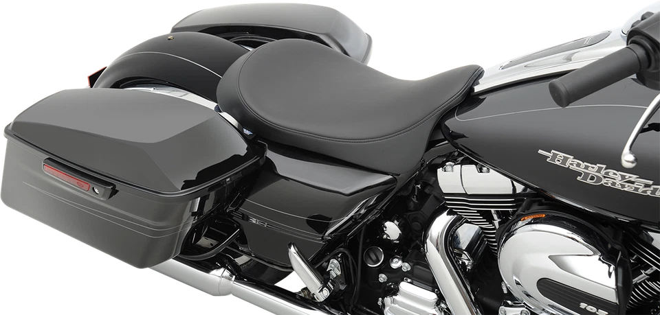 Drag Specialties Low Profile Smooth Solo Seat 08-19 Harley Davidson Touring FLHX — 第 1/1 张图片