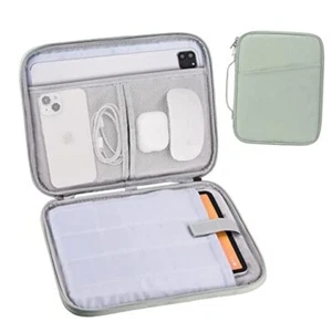 Inch Tablet Carrying Case, Padded Travel Sleeve Bag for iPad 9-11 Mint Green - Picture 1 of 7