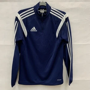 Camiseta deportiva de pista Adidas Climacool con media cremallera azul l - pequeña - Imagen 1 de 9