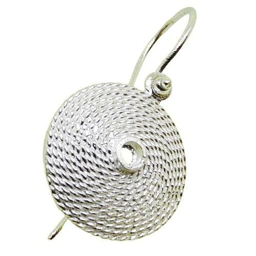 Coralli di Sardegna Base Orecchino Filigrana Sarda Argento Corbula Bombata 18mm - Immagine 1 di 1