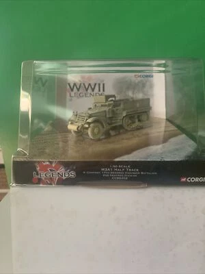 Corgi WWII Legends 1:50 CC60402 M3A1 Half Track A Company 1.50 New - Image 1 of 4