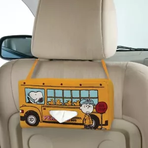 New PEANUTS Snoopy Tissue Box Cover Car Accessories - Bild 1 von 5