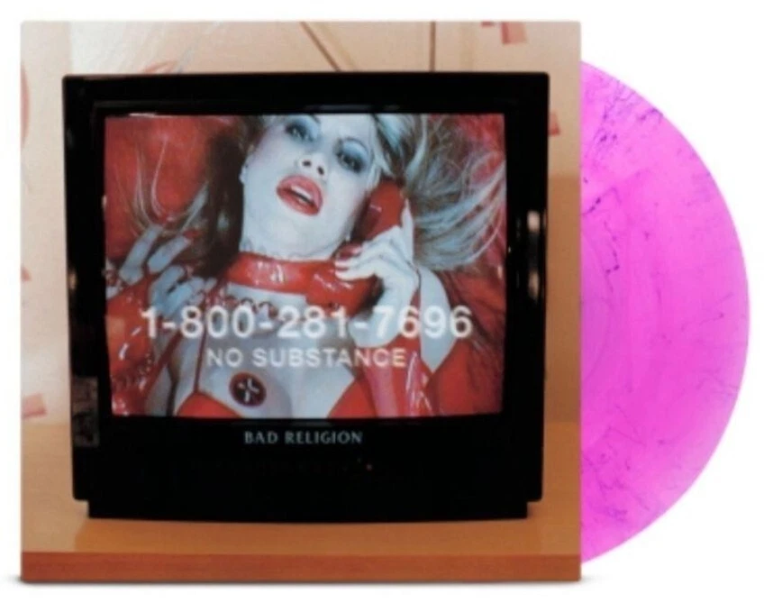 Bad Religion - No Substance LP Pink/Purple Vinyl Nofx Pennywise Rancid Lagwagon - Image 1 of 1