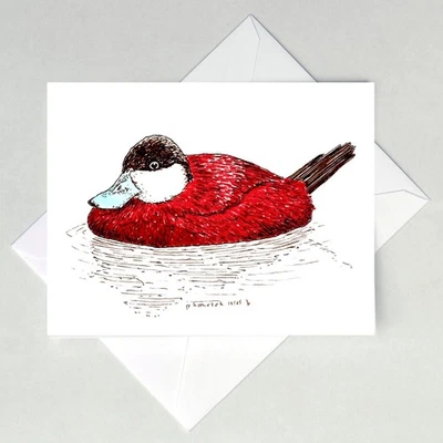 Ruddy утка Note карта - Изображение 1 из 2