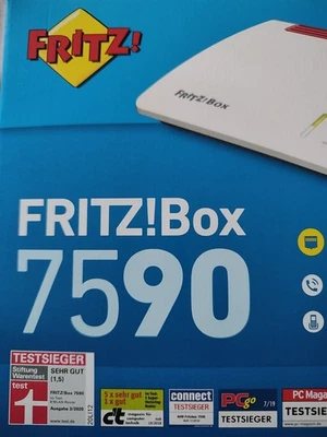 AVM FRITZ!Box 7590 WLAN Modem Router VDSL Wi-Fi Mesh ISDN - Bild 1 von 4