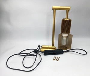  Haloprofil Wandleuchte V. Frauenknecht für Swisslamp in Gold zum schwenken 70er - Picture 1 of 17