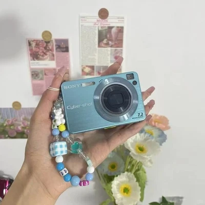 Sony Cybershot DSC-W120 7.2MP CCD Vintage Digital Camera - 100% Working-Blue - Image 1 of 4