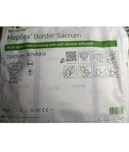 Molnlycke Mepilex Bordüre Kreuzbein selbstklebend 282455 8,7 x 9,8" Menge 5 - Bild 1 von 6